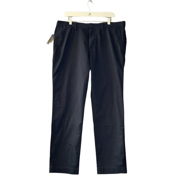 Polo Ralph Lauren Black Stretch Slim Fit Chinos Size 38/32 - Picture 1 of 8